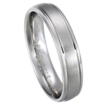 Wholesale Fashion Accessories Replica Jewelry Stainless Steel Wedding Bands Couple Ring